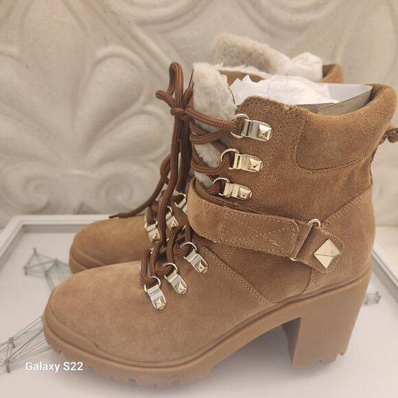 Marc Fisher Leather Strap up boots. NWOT. Size 6.5 - Picture 1 of 13